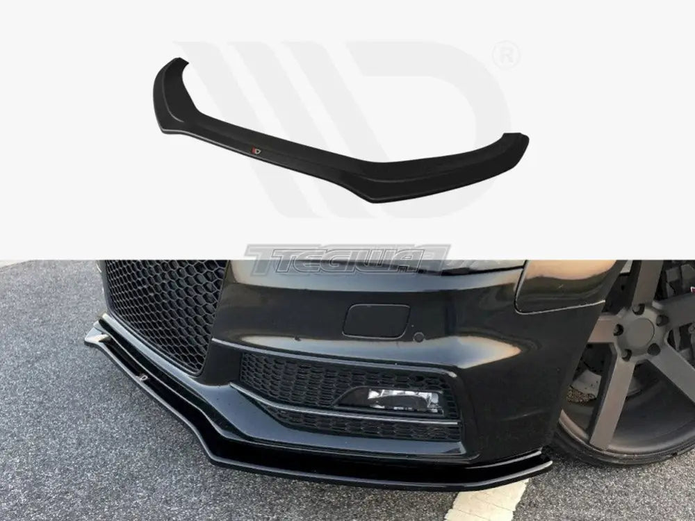 Maxton Design Front Splitter V.2 Audi S4 B8 A4 B8 S-line Facelift