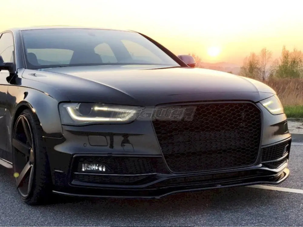 Maxton Design Front Splitter V.2 Audi S4 B8 A4 B8 S-line Facelift