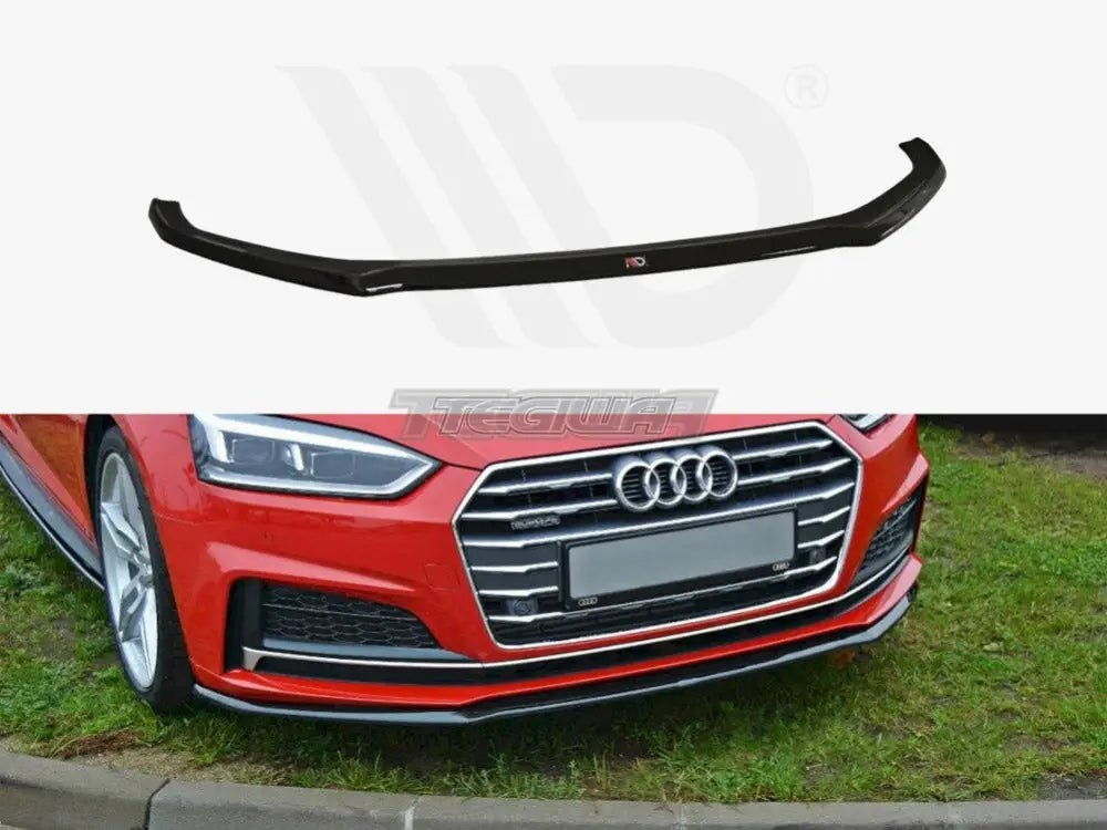 Maxton Design Front Splitter V.2 Audi S5 A5 S-line F5 Coupe Sportback 2016-