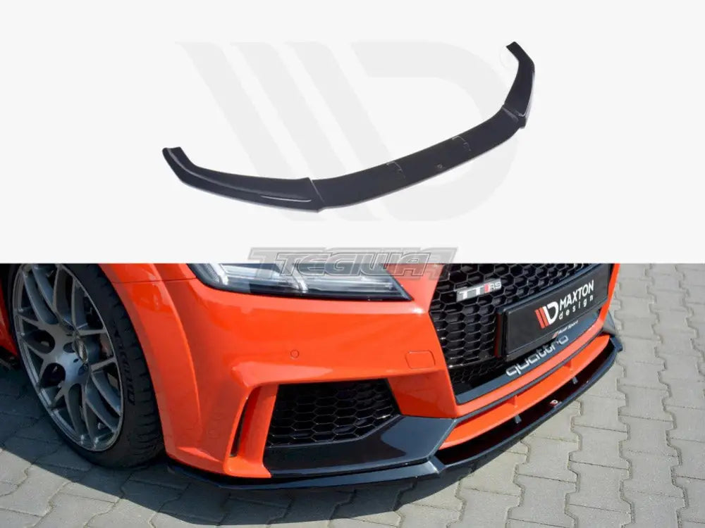 Maxton Design Front Splitter V.2 Audi TT MK3 8S RS 16-20