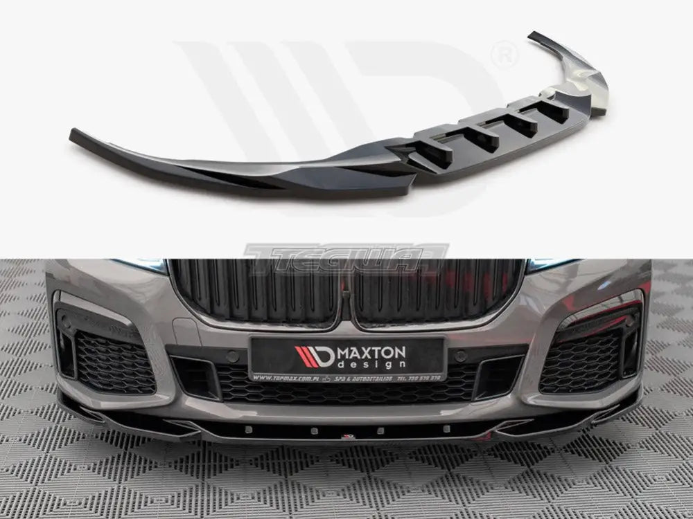 Maxton Design Front Splitter V.2 BMW 7-Series G11 M-pack Facelift 2019-