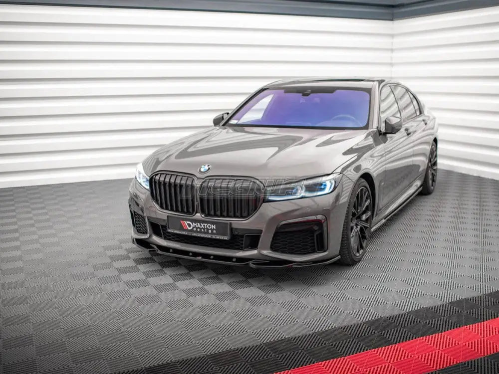 Maxton Design Front Splitter V.2 BMW 7-Series G11 M-pack Facelift 2019-