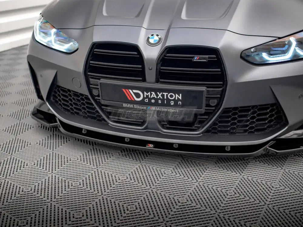 Maxton Design Front Splitter V.2 BMW M3 G80 2021-