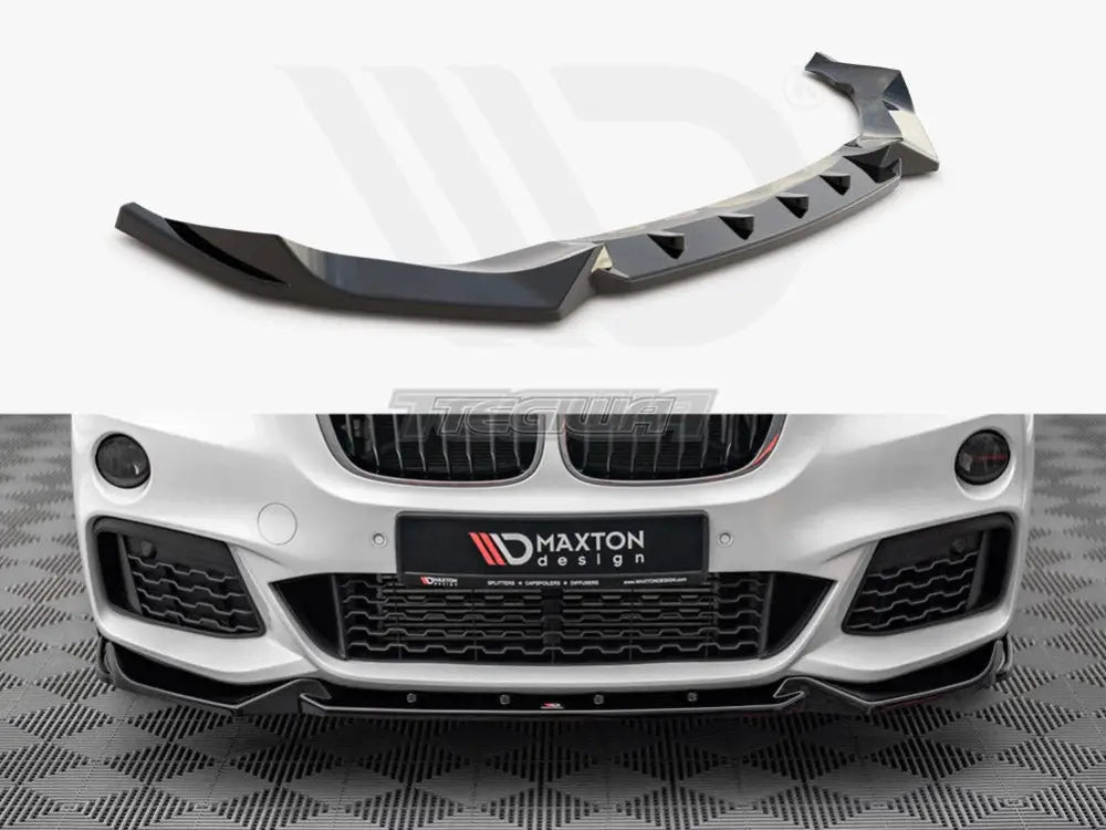 Maxton Design Front Splitter V.2 BMW X1 M-pack F48 15-19