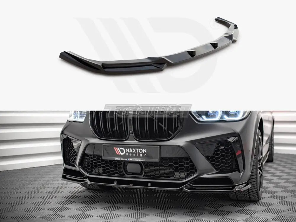 Maxton Design Front Splitter V.2 BMW X5M F95 2018-