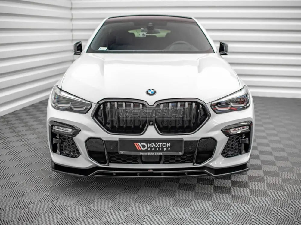 Maxton Design Front Splitter V.2 BMW X6 M-pack G06 2019-