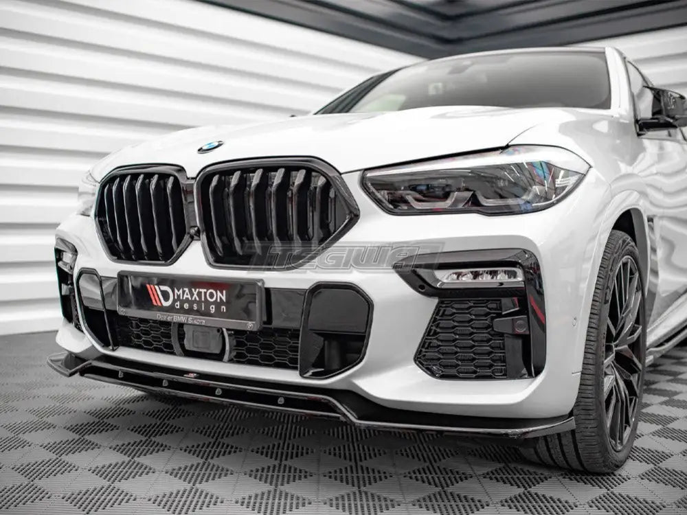 Maxton Design Front Splitter V.2 BMW X6 M-pack G06 2019-