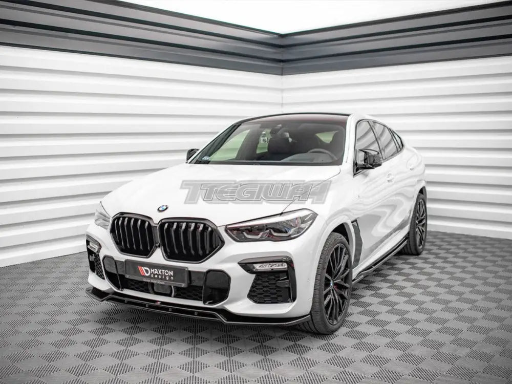 Maxton Design Front Splitter V.2 BMW X6 M-pack G06 2019-