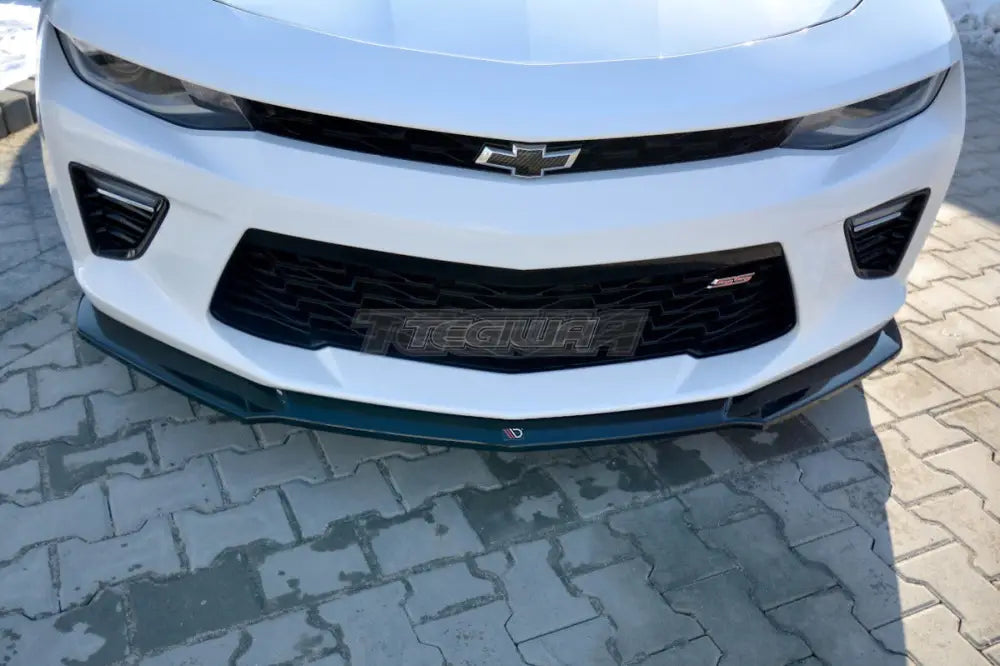 Maxton Design Front Splitter V.2 Chevrolet Camaro 6TH-GEN. Phase-i 2SS Coupe 2016-18