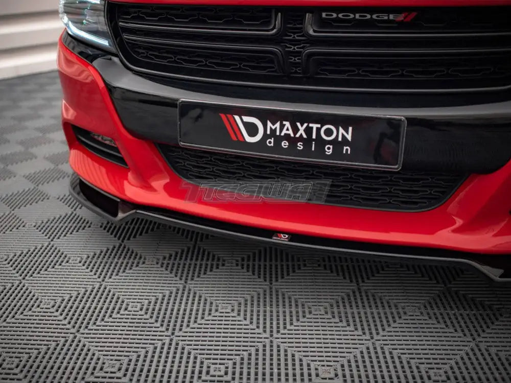 Maxton Design Front Splitter V.2 Dodge Charger RT MK7 Facelift 2014-