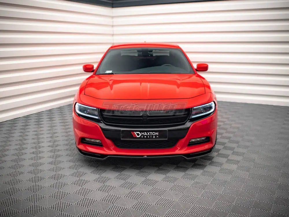 Maxton Design Front Splitter V.2 Dodge Charger RT MK7 Facelift 2014-