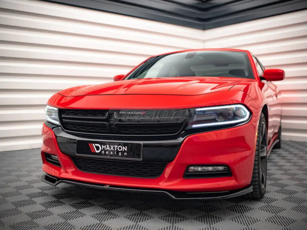 Maxton Design Front Splitter V.2 Dodge Charger RT MK7 Facelift 2014-