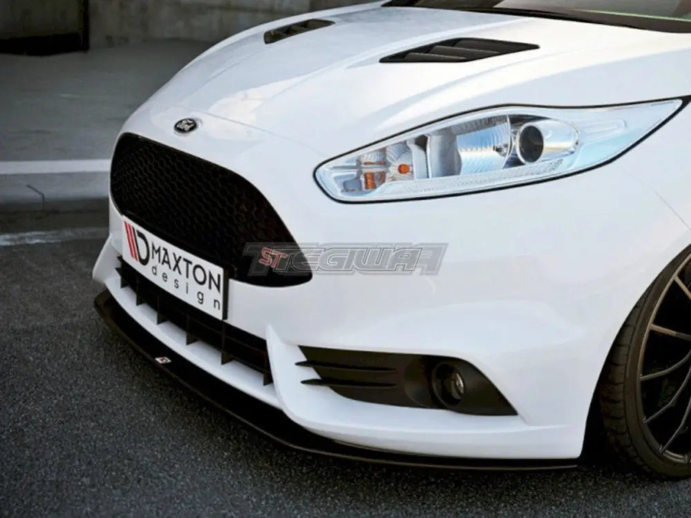 Maxton Design Front Splitter V.2 Fiesta MK7 ST Facelift 2013-17