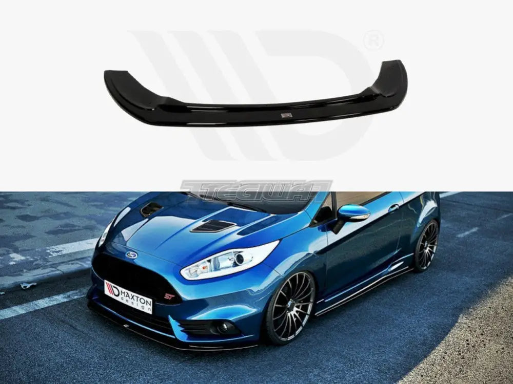 Maxton Design Front Splitter V.2 Fiesta MK7 ST Facelift 2013-17