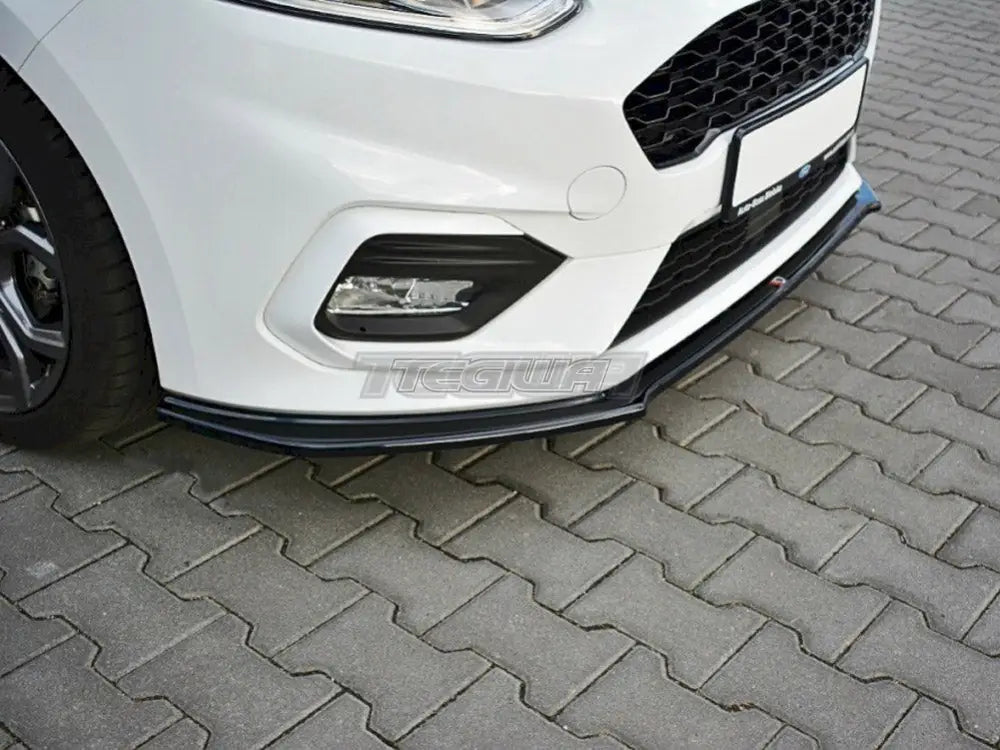 Maxton Design Front Splitter V.2 Fiesta MK8 ST ST-Line 2017-