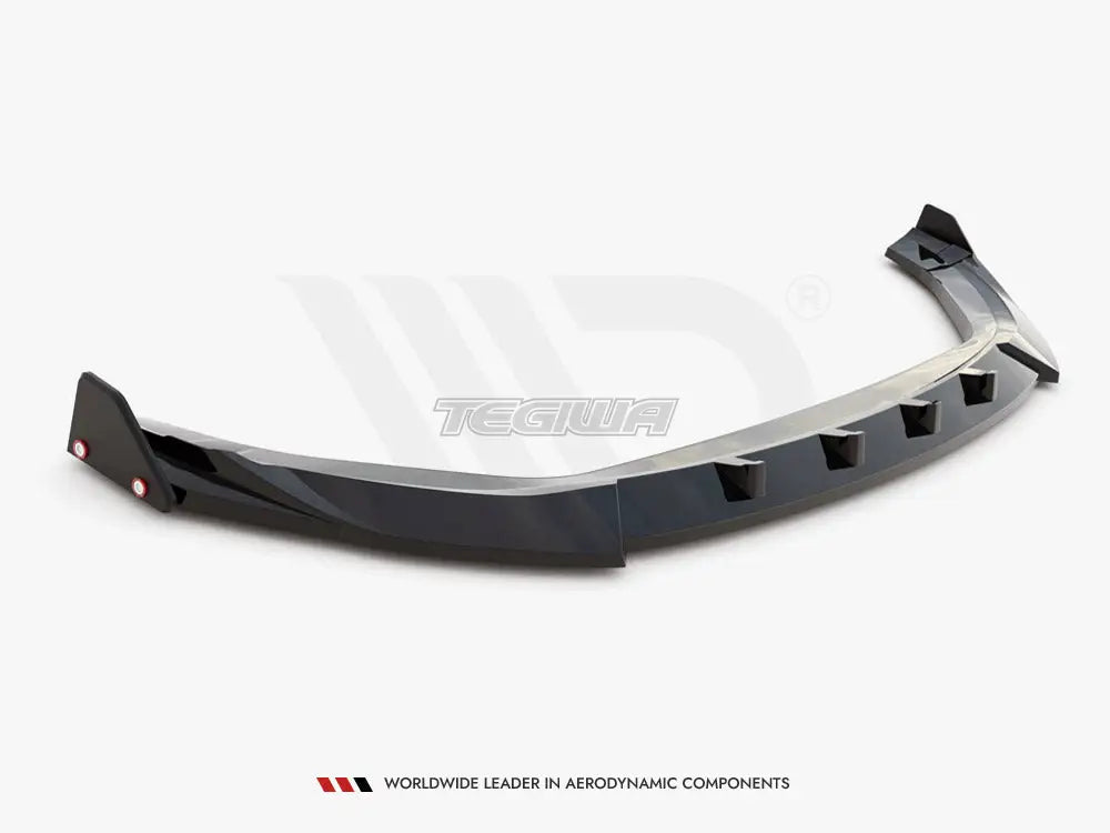 Maxton Design Front Splitter V.2 + Flaps Hyundai Kona N Mk1