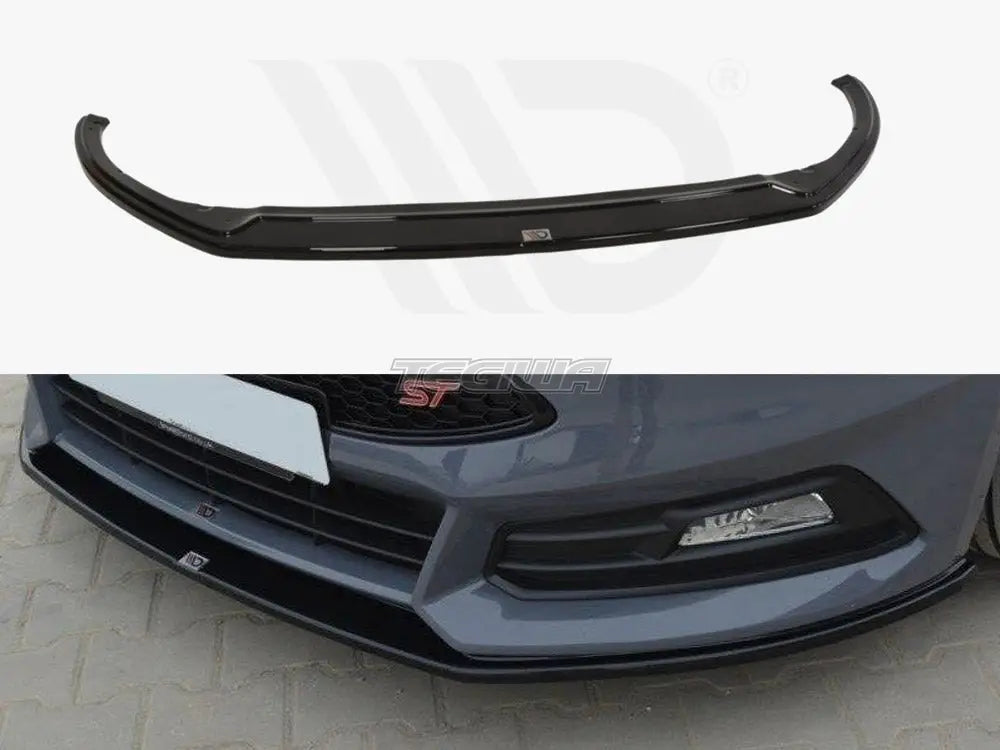 Maxton Design Front Splitter V.2 Focus ST MK3 Facelift Model