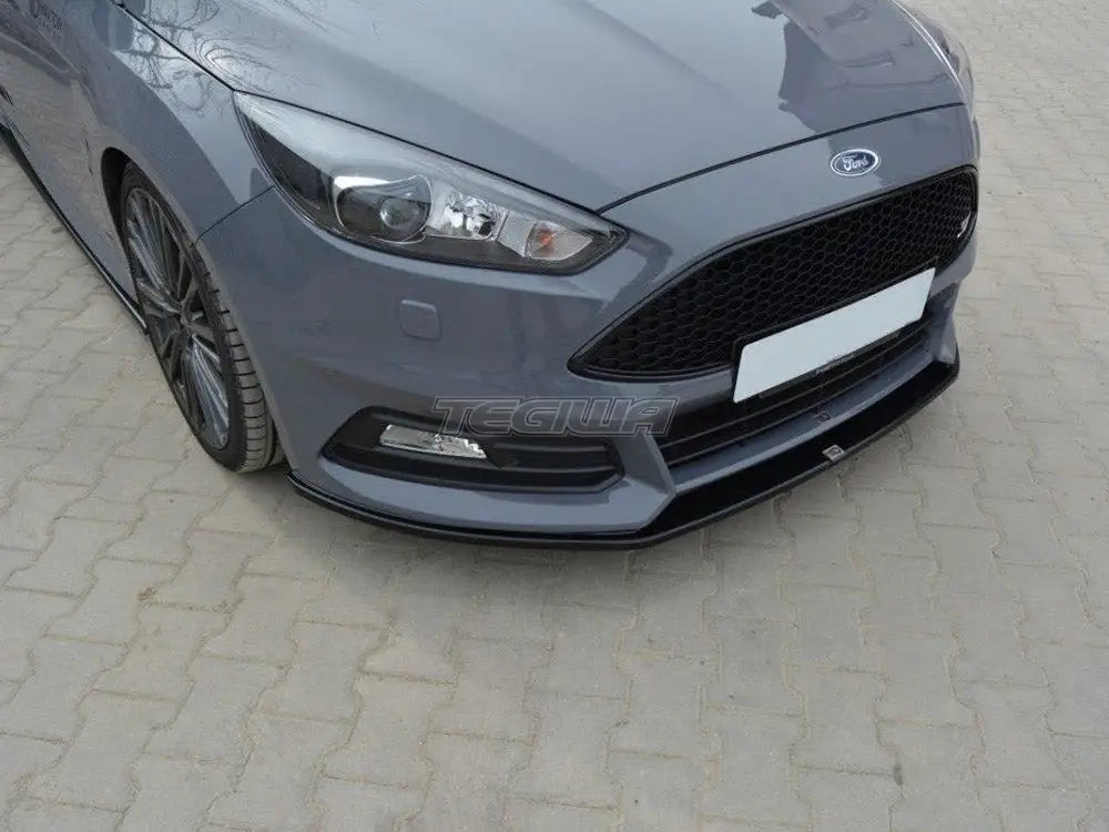 Maxton Design Front Splitter V.2 Focus ST MK3 Facelift Model