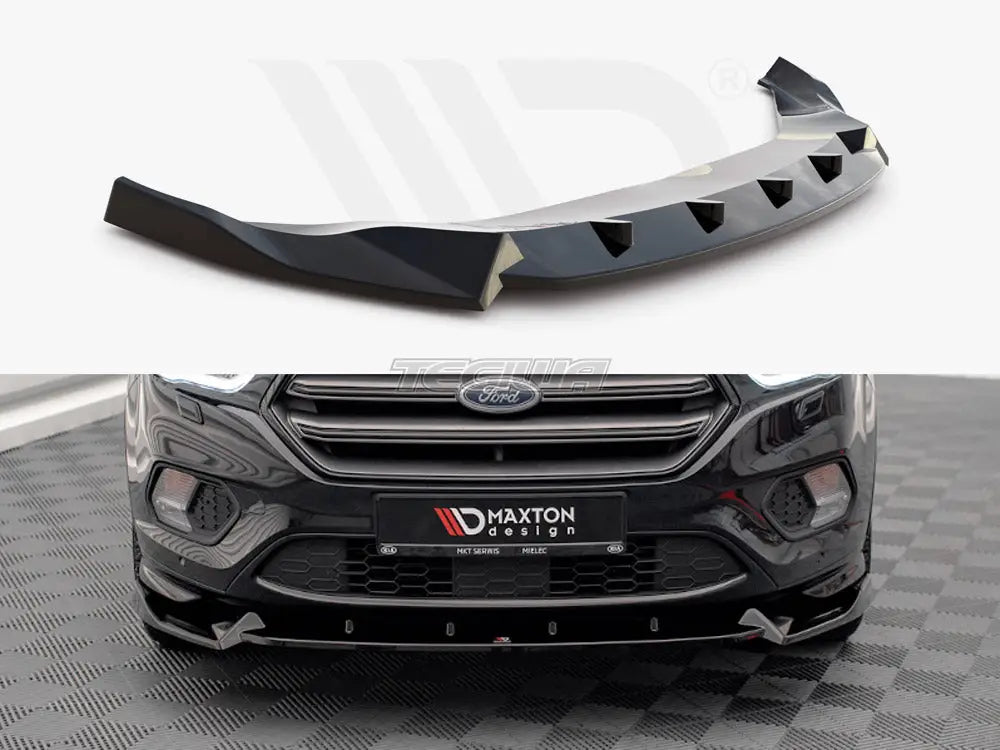 Maxton Design Front Splitter V.2 Ford Escape ST-Line MK3 12-19