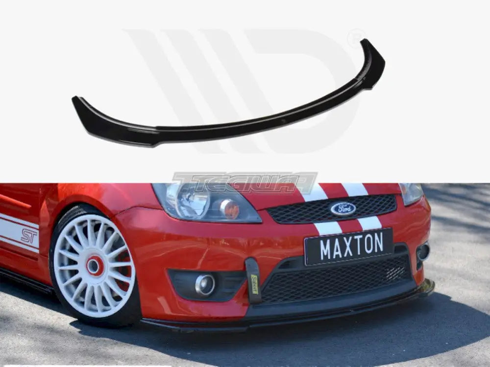 Maxton Design Front Splitter V.2 Ford Fiesta MK 6 St zetec S 09-07