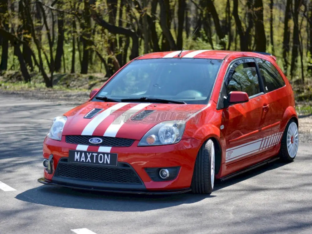 Maxton Design Front Splitter V.2 Ford Fiesta MK 6 St zetec S 09-07