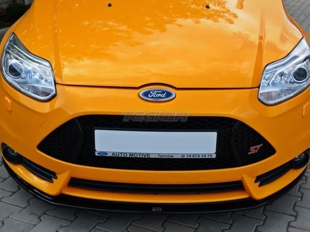 Maxton Design Front Splitter V.2 Ford Focus MK3 ST Preface Model