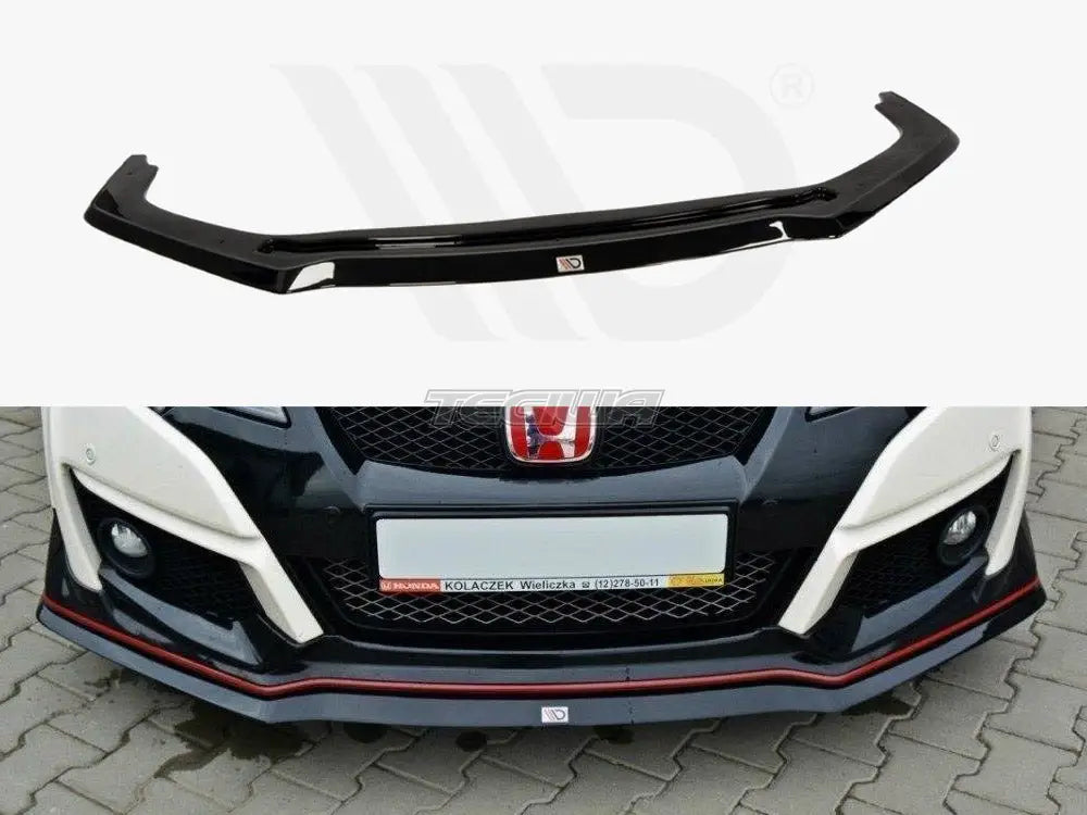 Maxton Design Front Splitter V.2 Honda Civic IX Type R 15-17