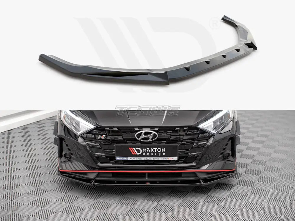 Maxton Design Front Splitter V.2 Hyundai I20 N MK3 2020-