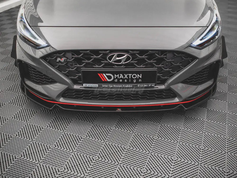 Maxton Design Front Splitter V.2 Hyundai I30 N Hatchback fastback MK3 Facelift 2020-