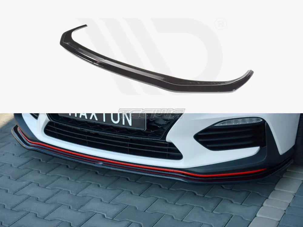 Maxton Design Front Splitter V.2 Hyundai I30 N MK3 Hatchback Fastback 2017-