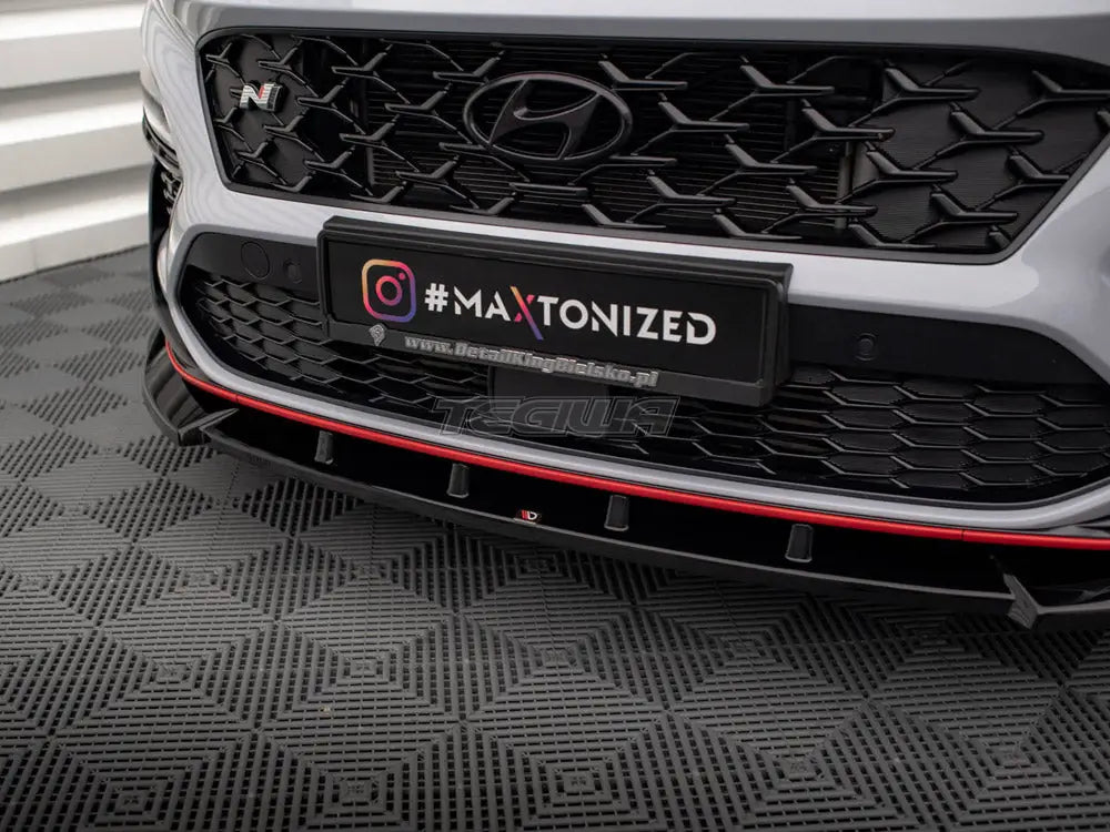 Maxton Design Front Splitter V.2 Hyundai Kona N Mk1