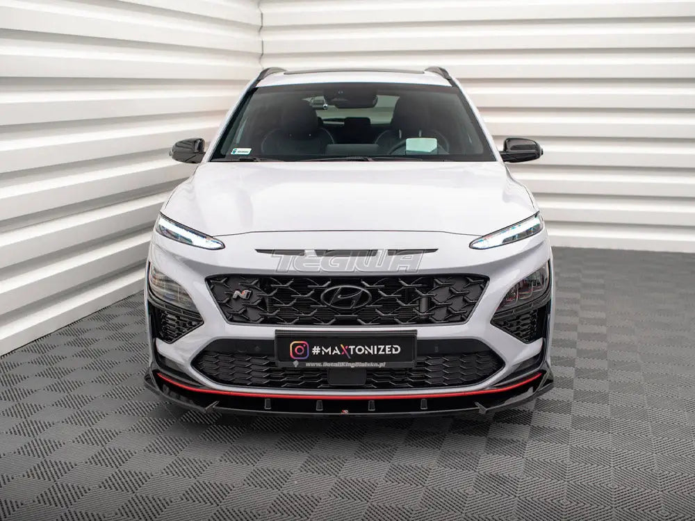 Maxton Design Front Splitter V.2 Hyundai Kona N Mk1