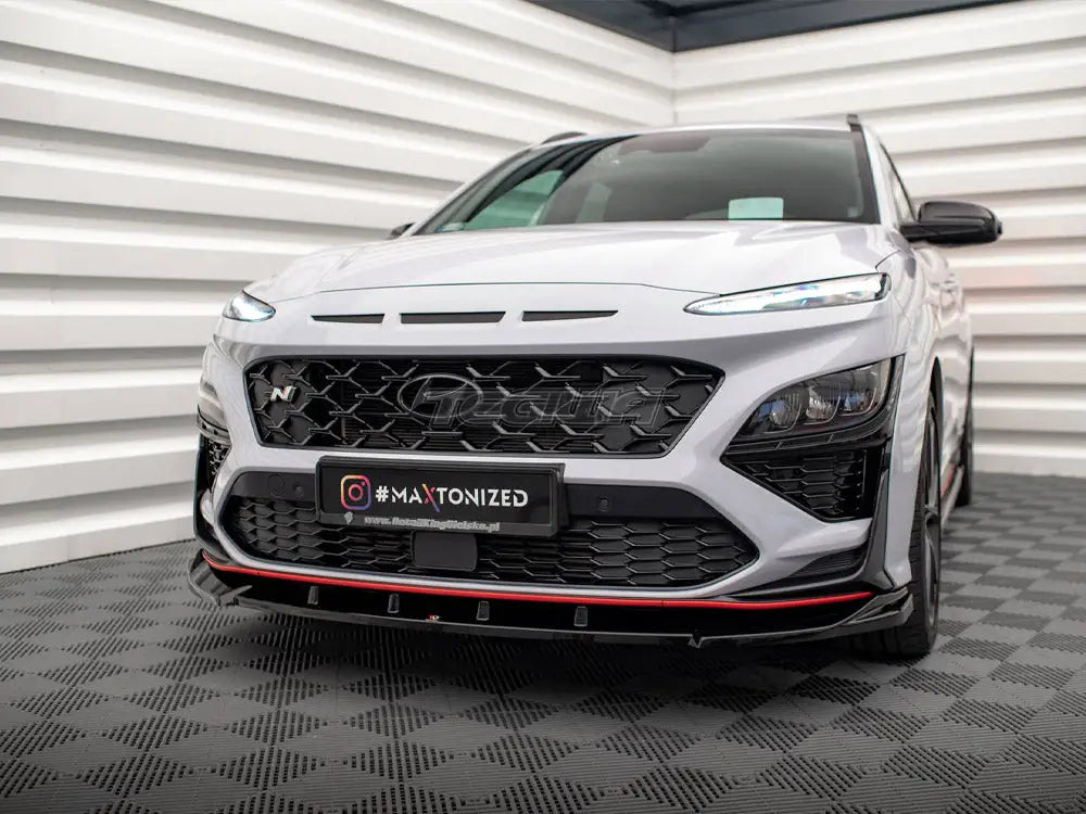 Maxton Design Front Splitter V.2 Hyundai Kona N Mk1