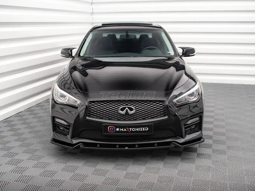 Maxton Design Front Splitter V.2 Infiniti Q50 S Mk1