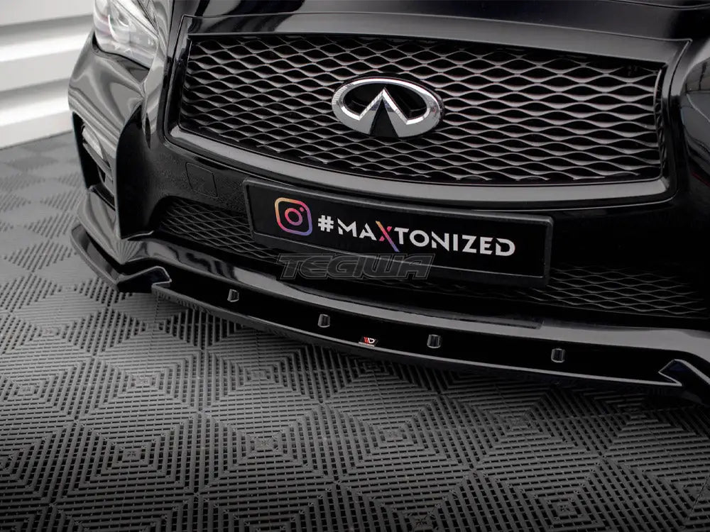 Maxton Design Front Splitter V.2 Infiniti Q50 S Mk1