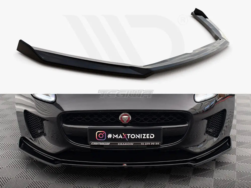 Maxton Design Front Splitter V.2 Jaguar F-Type Mk1 Facelift