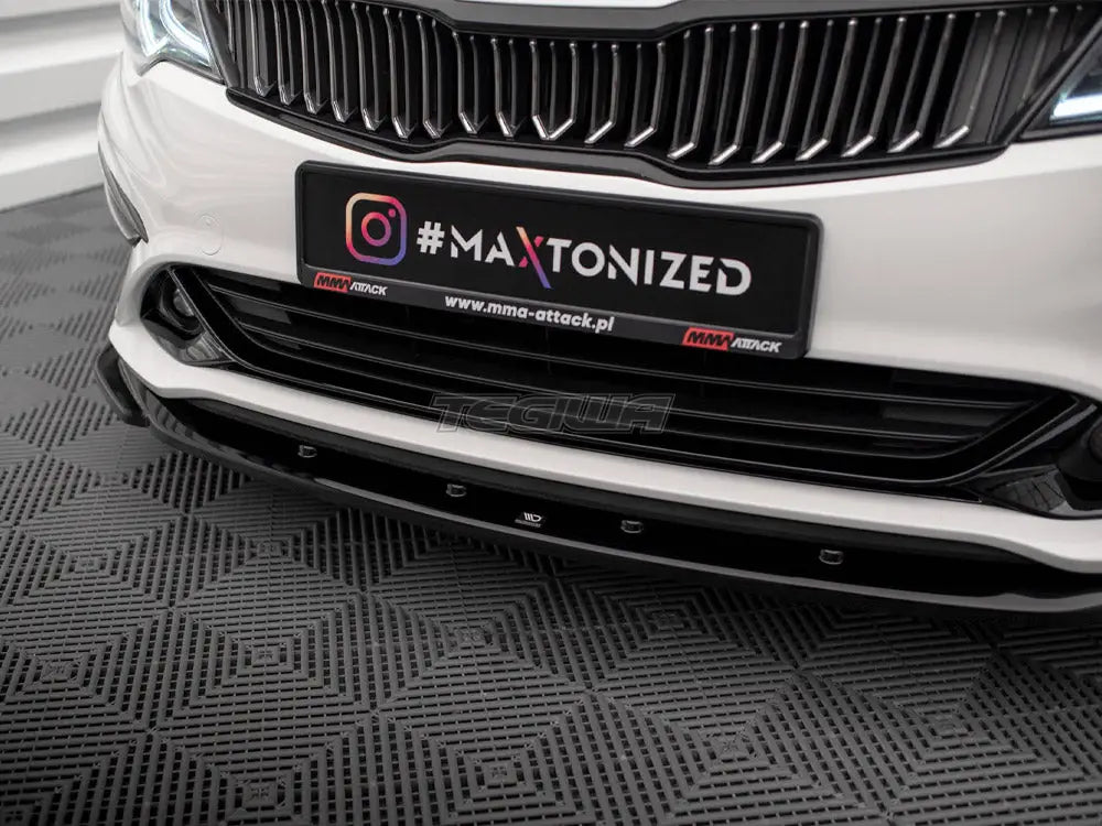 Maxton Design Front Splitter V.2 Kia Optima Mk4 Facelift