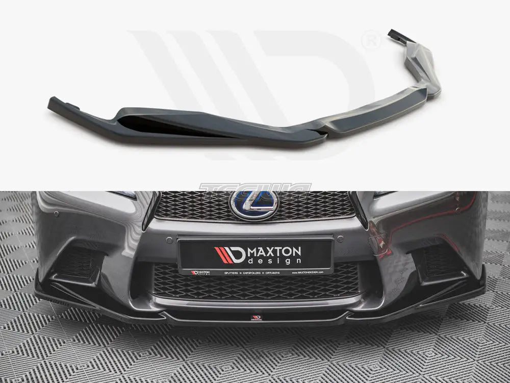 Maxton Design Front Splitter V.2 Lexus GS F Sport MK4 L10 15-20