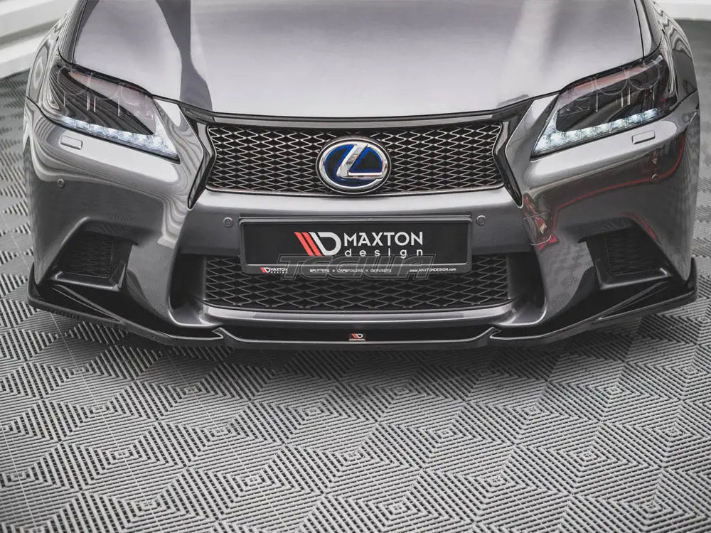 Maxton Design Front Splitter V.2 Lexus GS F Sport MK4 L10 15-20