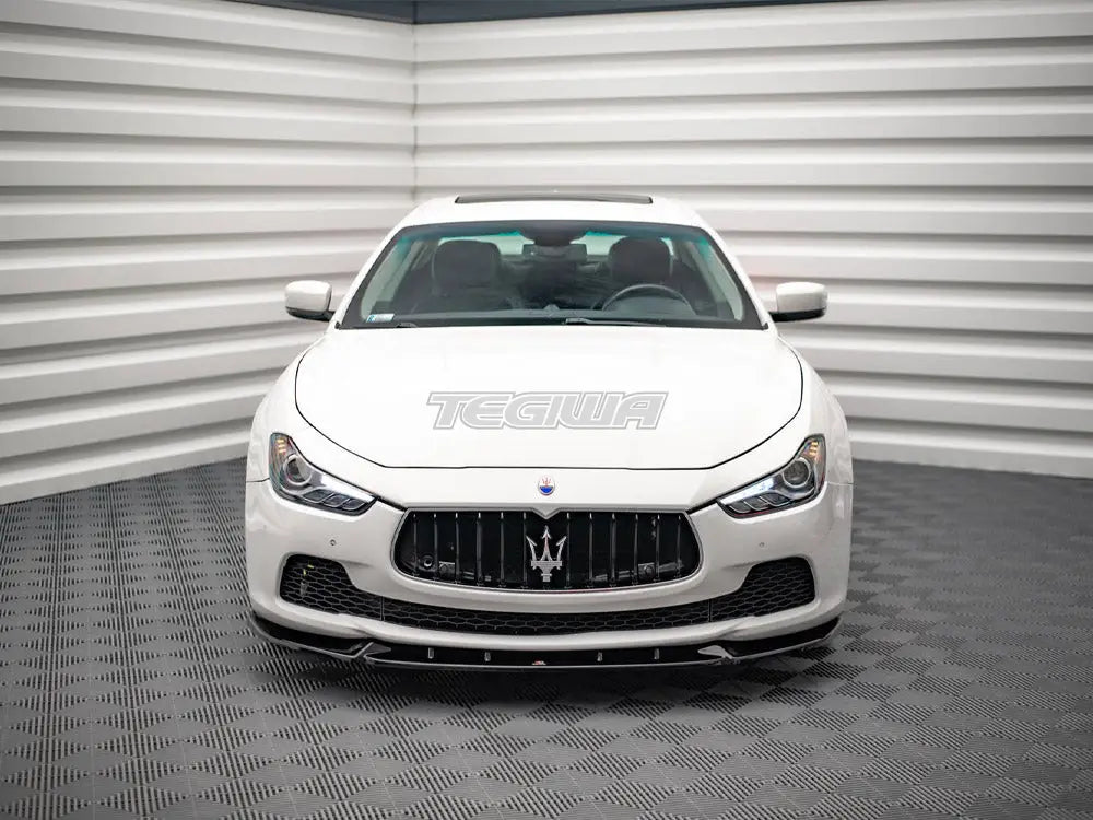 Maxton Design Front Splitter V.2 Maserati Ghibli MK3 13-17