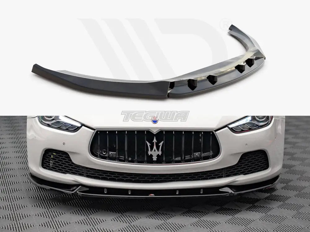 Maxton Design Front Splitter V.2 Maserati Ghibli MK3 13-17