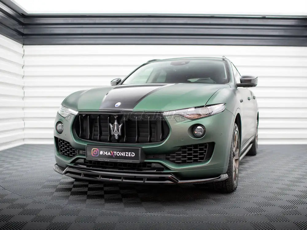 Maxton Design Front Splitter V.2 Maserati Levante Mk1