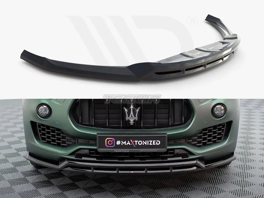 Maxton Design Front Splitter V.2 Maserati Levante Mk1