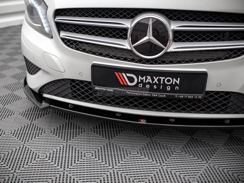 Maxton Design Front Splitter V.2 Mercedes A W176 12-15