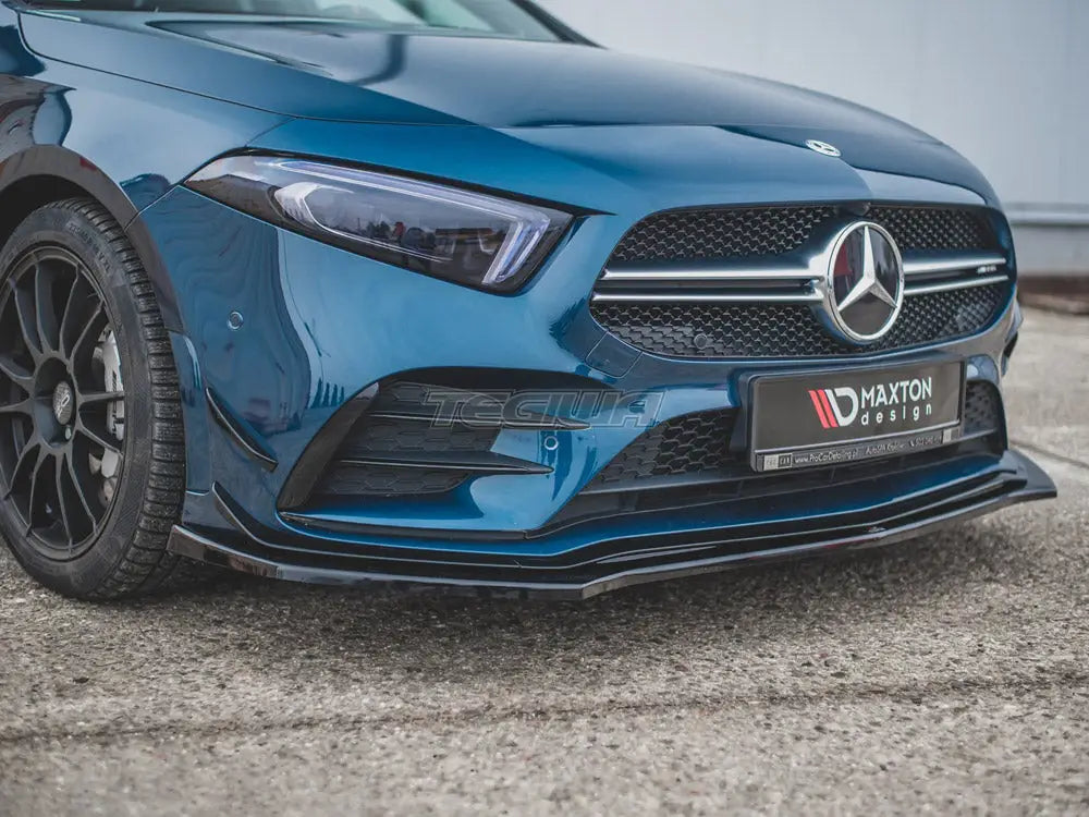 Maxton Design Front Splitter V.2 Mercedes A35 AMG AERO W177