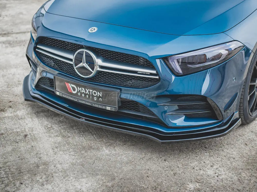 Maxton Design Front Splitter V.2 Mercedes A35 AMG AERO W177