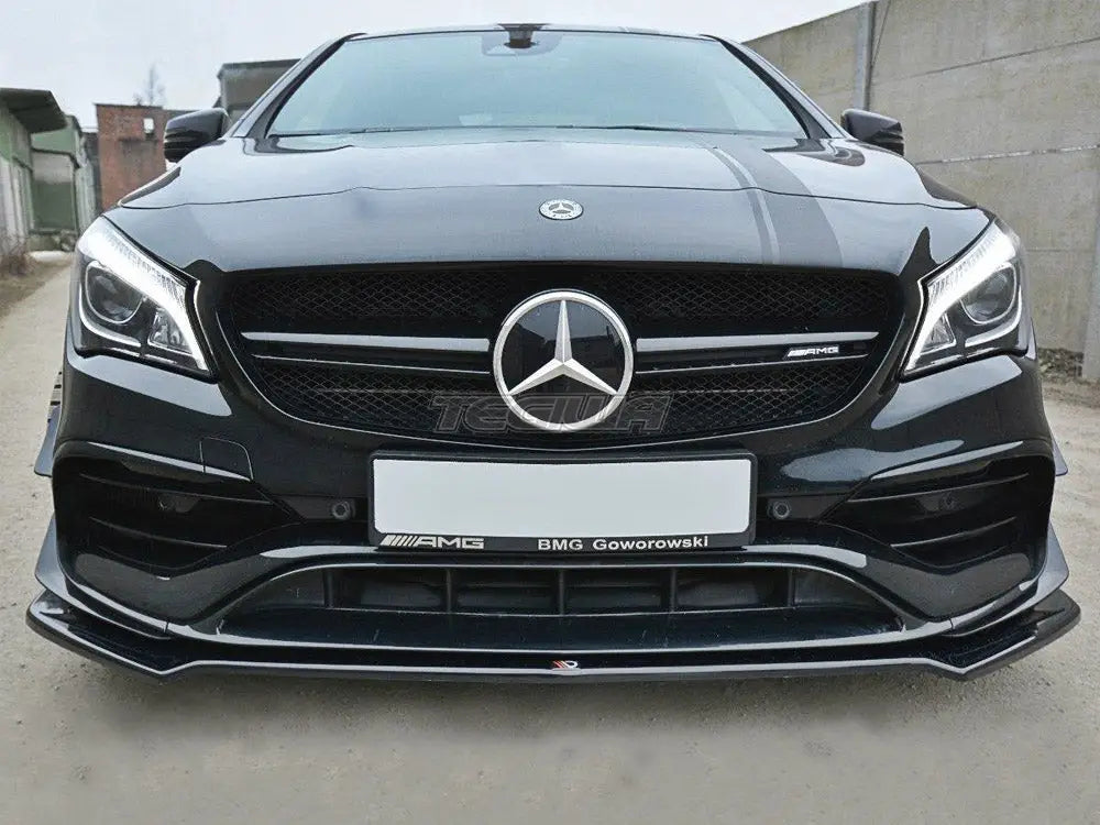 Maxton Design Front Splitter V.2 Mercedes CLA 45 AMG C117 Facelift 2017-UP