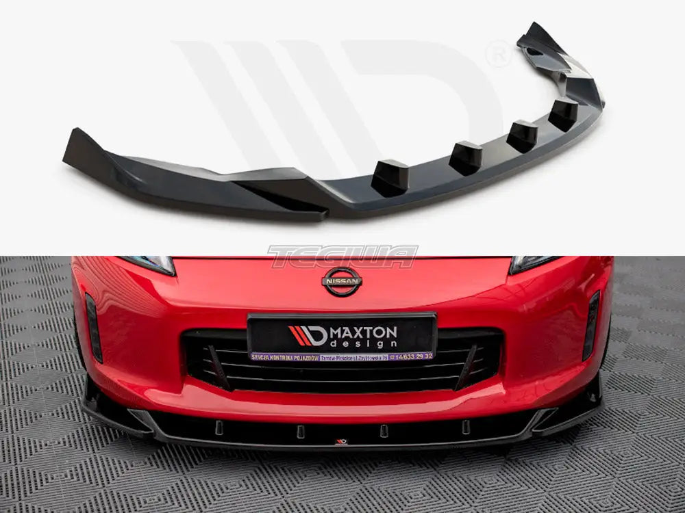 Maxton Design Front Splitter V.2 Nissan 370Z Facelift 12-20