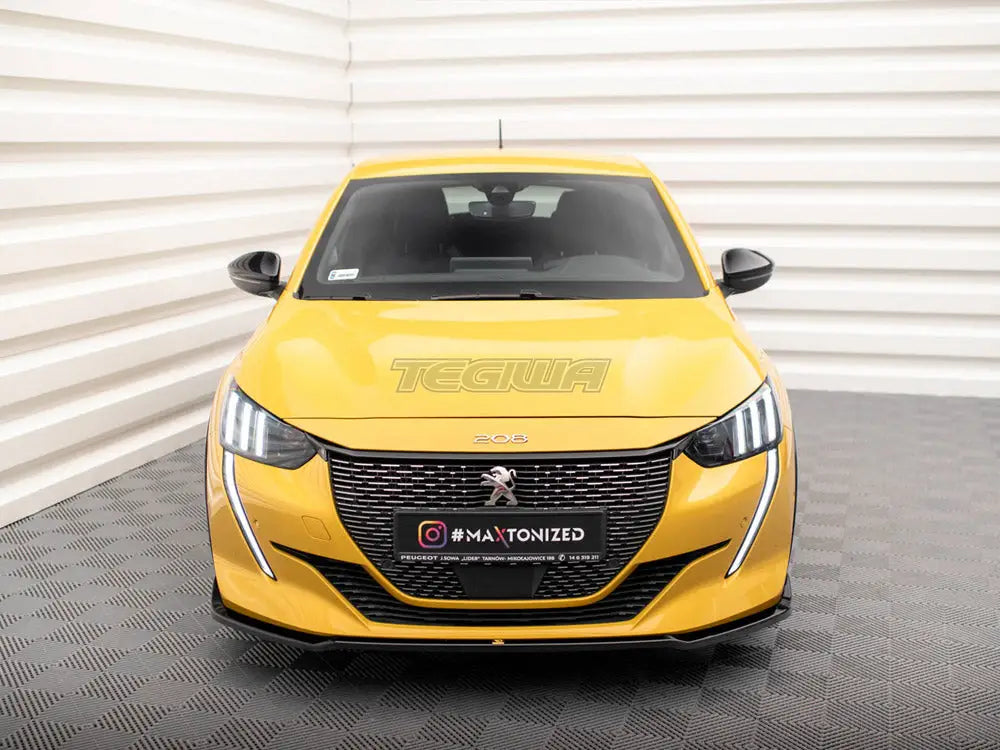 Maxton Design Front Splitter V.2 Peugeot 208 GT Mk2