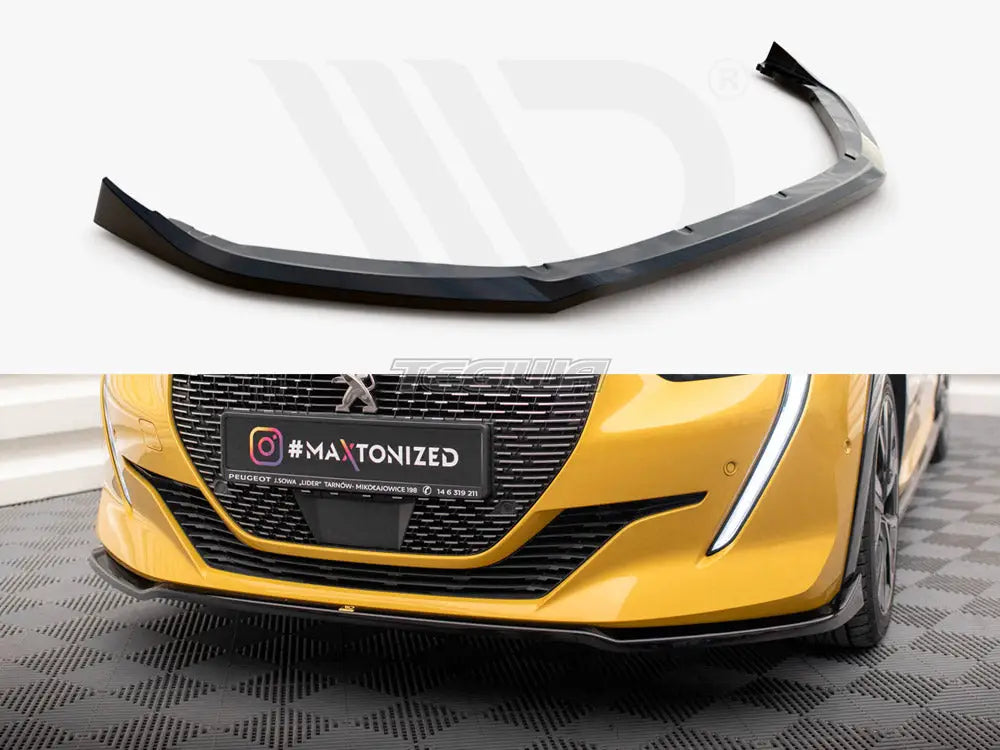 Maxton Design Front Splitter V.2 Peugeot 208 GT Mk2